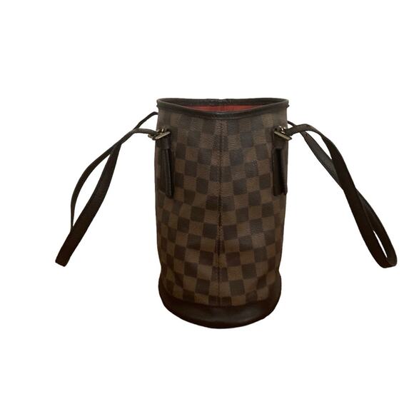 Louis Vuitton Marais Bucket Bag PM Damier Ebene Monogram Canvas Brown - Picture 4 of 16